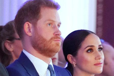 Prinz Harry und Herzogin Meghan bei einem Auftritt in London.