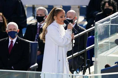Latino-Superstar Jennifer Lopez performte bei Joe Bidens Inauguration am 20. Januar 2021
