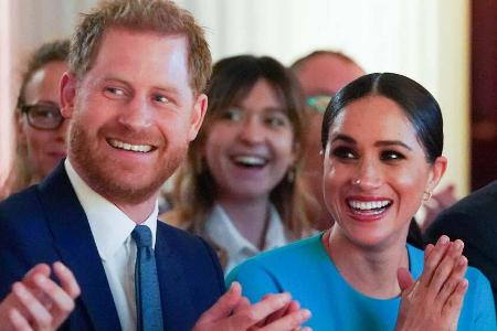 Prinz Harry und Herzogin Meghan bei einem Auftritt in London.