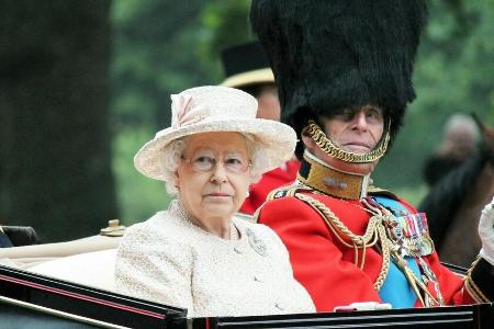 Queen Elizabeth II. und Prinz Philip 2015