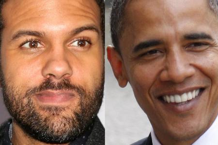 O-T Fagbenle (li.) verkörpert Barack Obama. O-T Fagbenle (li.) verkörpert Barack Obama.