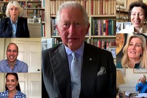 Einzigartige Videokonferenz: Die Royals sagen Danke