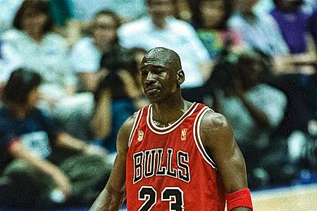 Michael Jordan gewann mit den Chicago Bulls insgesamt sechs NBA-Titel.