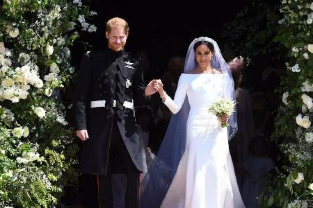 Prinz Harry und Herzogin Meghan sind seit 19. Mai 2018 verheiratet.