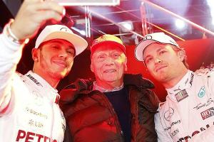 Nico Rosberg und Lewis Hamilton erinnern an Niki Lauda