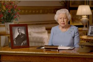 Queen Elizabeth II. erinnert an Ende des Zweiten Weltkriegs
