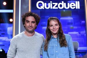 Yvonne Catterfeld und Oliver Wnuk quizzen im Ersten