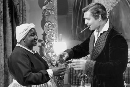 Hattie McDaniel und Clark Gable im Filmklassiker Hattie McDaniel und Clark Gable im Filmklassiker