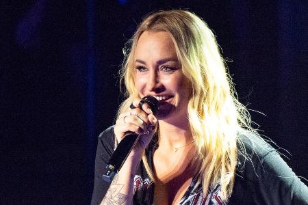 Sarah Connor bei einem Konzert in Stuttgart. Sarah Connor bei einem Konzert in Stuttgart.