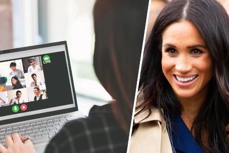 Strahlen wie Herzogin Meghan: Bei Videokonferenzen kommt es auf das richtige Make-up an