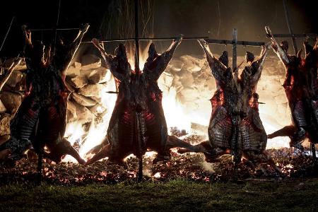 Traditionelles Asado in Argentinien