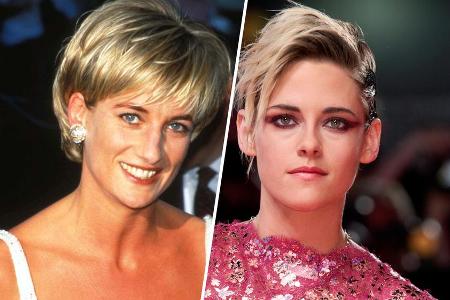 Prinzessin Diana (li.) wird in einem neuen Film von Kristen Stewart verkörpert.