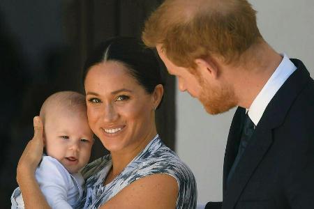 Herzogin Meghan mit Prinz Harry und Sohn Archie
