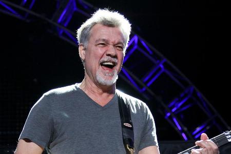 Eddie Van Halen bei einem seiner letzten Bühnenauftritte