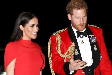 Herzogin Meghan und Prinz Harry bei einem öffentlichen Auftritt