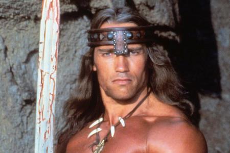 Arnold Schwarzenegger in seiner Rolle als Conan