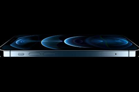 So sieht das neue iPhone 12 Pro in Pazifikblau aus.