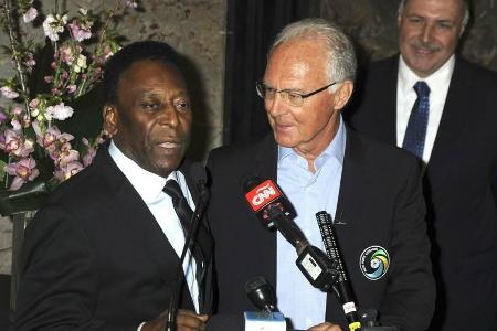 Pelé (l.) und Franz Beckenbauer in New York vor einigen Jahren