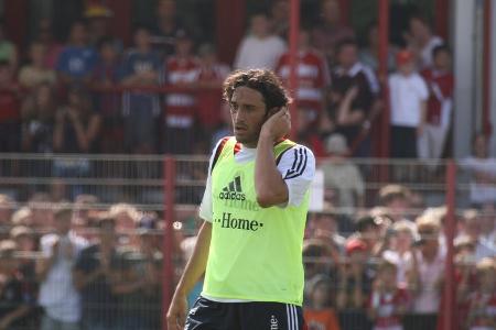 Luca Toni während seiner Zeit beim FC Bayern München.