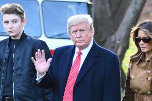 Donald Trump: Sohn Barron hatte nur "zwei Sekunden" lang Corona