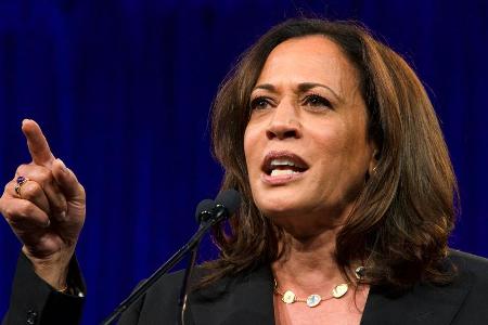 Kamala Harris bei einem Auftritt in San Francisco. Kamala Harris bei einem Auftritt in San Francisco.