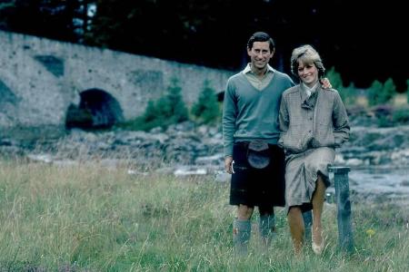 Prinz Charles und Diana kurz nach ihrer Hochzeit 1981.