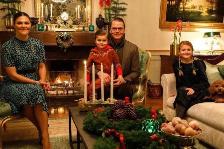Die schwedischen Royals senden Grüße zum 1. Advent. Die schwedischen Royals senden Grüße zum 1. Advent.