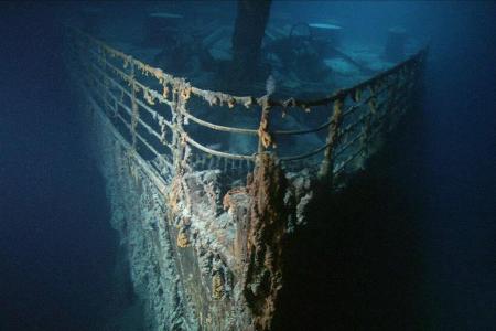 Titelbild: Eindrücke des Titanic-Wracks