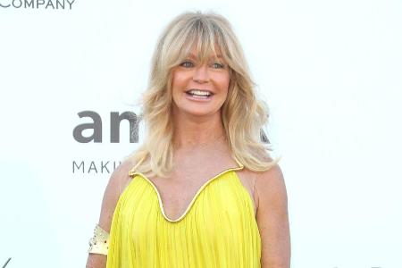 Goldie Hawn kommt aus dem Strahlen nicht heraus. Goldie Hawn kommt aus dem Strahlen nicht heraus.