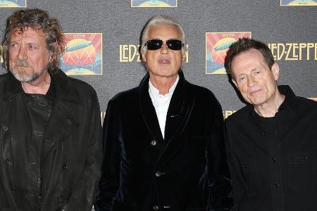 Robert Plant, Jimmy Page und John Paul Jones von Led Zeppelin
