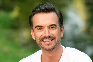 "Wunderbar!": Florian Silbereisen mit Gondel und Akkordeon zur Arbeit