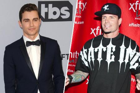 Dave Franco (l.) schlüpft bald in die Rolle von Rapper Vanilla Ice.