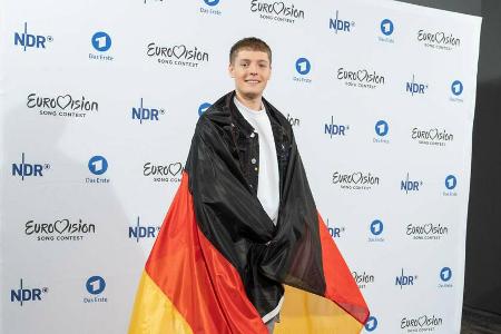 Er hätte Deutschland beim ESC 2020 im Mai in Rotterdam vertreten: Ben Dolic bei der Präsentation im Februar in Hamburg.