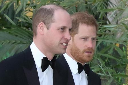 Prinz William und Prinz Harry gehen weiter getrennte Wege. Prinz William und Prinz Harry gehen weiter getrennte Wege.