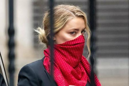 Amber Heard am Freitag, vor einem Gerichtstermin in London