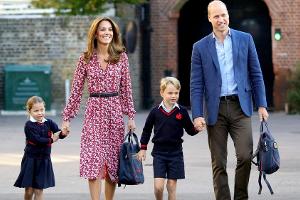 George und Charlotte in der Schule: Prinz William ist "erleichtert"