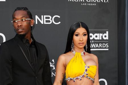 Offset und Cardi B bei einem gemeinsamen Auftritt in Las Vegas