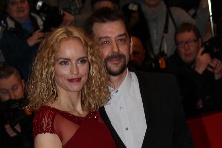 Nina Hoss mit Alex Silva bei der Berlinale 2014