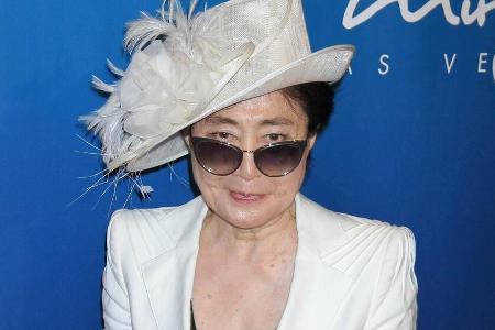 Yoko Ono bei einem Auftritt in Las Vegas.
