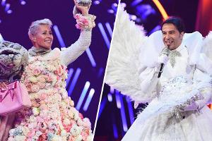 Sonja Zietlow und Bülent Ceylan im Rateteam von "The Masked Singer"