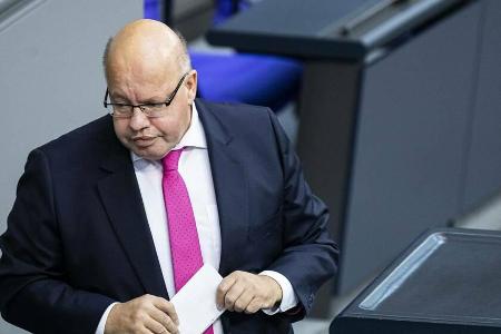 Peter Altmaier vor wenigen Tagen im Deutschen Bundestag. Peter Altmaier vor wenigen Tagen im Deutschen Bundestag.