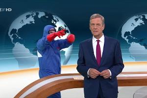 "heute journal": Das steckt hinter dem Maskenmann-Auftritt