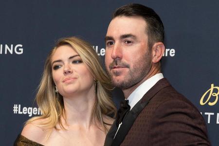 Kate Upton und Justin Verlander gemeinsam auf einem Event.