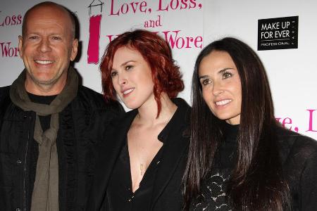 Bruce Willis verbringt die Corona-Isolation unter anderem mit Tochter Rumer und Ex-Frau Demi Moore.