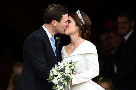 Prinzessin Eugenie und Jack Brooksbank bei ihrer Hochzeit.