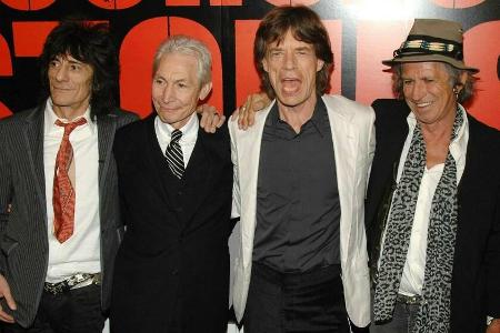 Auch die Rolling Stones helfen, Geld für die WHO zu sammeln.