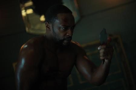 Marvel-Star Anthony Mackie in seiner Marvel-Star Anthony Mackie in seiner
