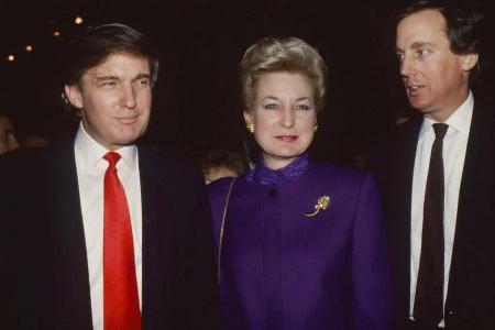 Donald Trump (li.) mit Schwester Maryanne Trump Barry und Robert Trump.