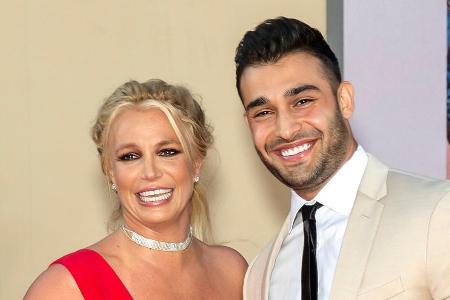 Britney Spears mit ihrem Freund Sam Asghari im vergangenen Jahr.