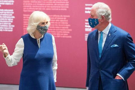 Herzogin Camilla und Prinz Charles in der National Gallery